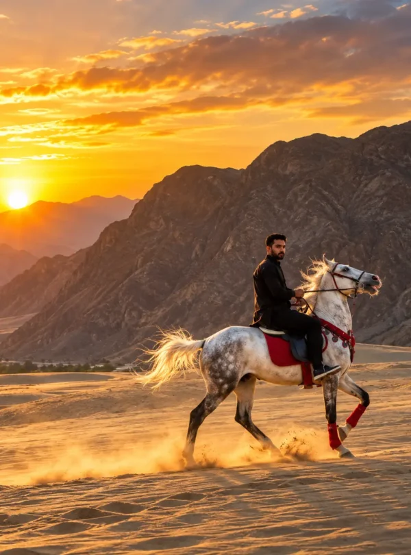 Explore beautiful valleys and mountain landscapes on horseback.