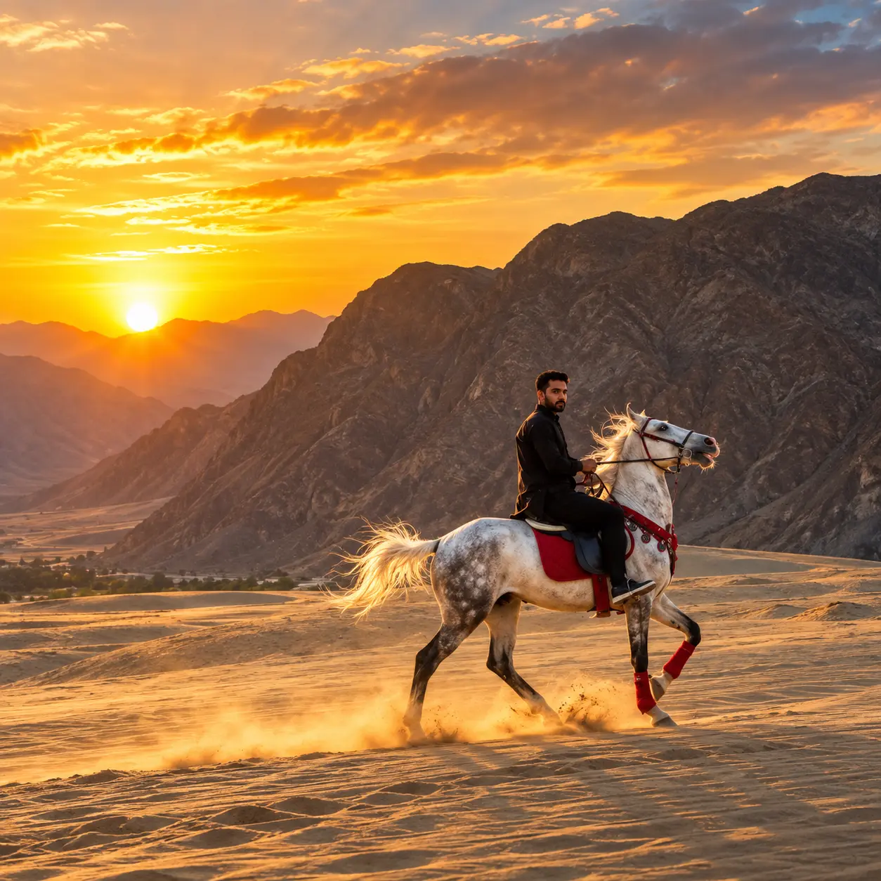 Explore beautiful valleys and mountain landscapes on horseback.